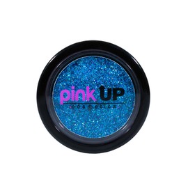 PINK UP  Glitter Compacto Para Ojos  Alta adherencia  Textura extra suave  Finos Brillos Para Usarlo en Ojos Labios y Cuerpo  12 Tonos Vibrantes...   