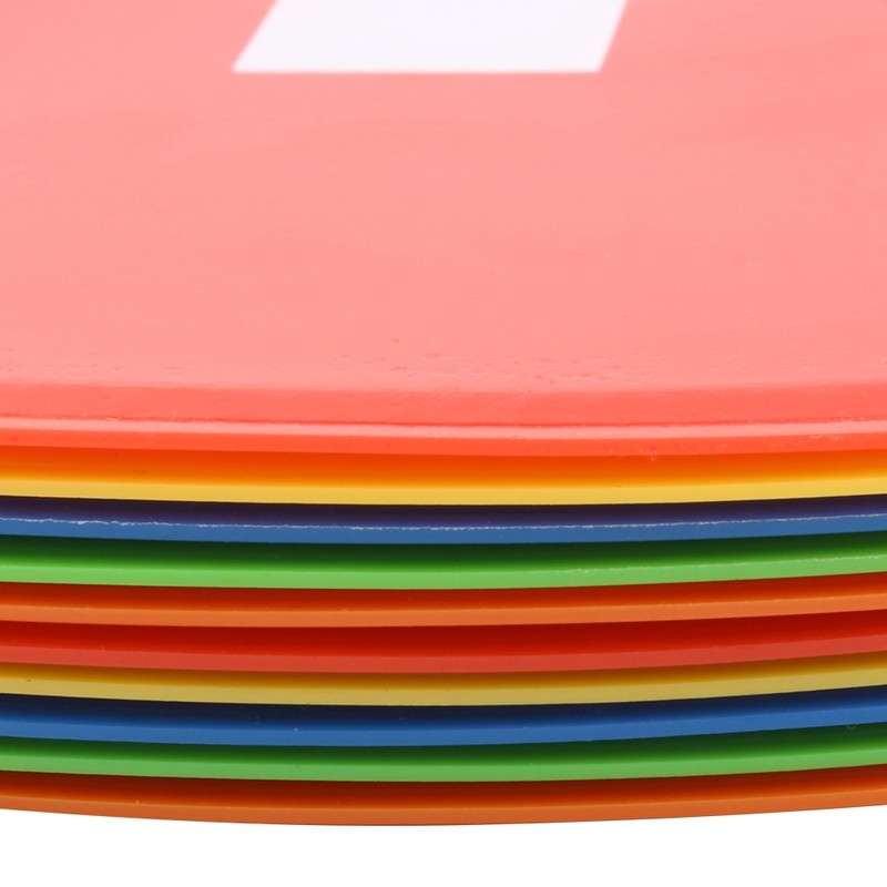 10 Pcs Football Training Equipment Signs Discs Signs Disc Markers