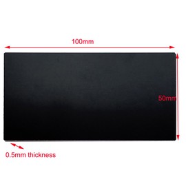 Ebamaz Aluminum Plate, Anodized Aluminum for Laser Engraving Machines, 3.9 x 2.0 x 0.02 inches (100 x 50 x 0.5 mm) (4 Color Set, Plate Only))