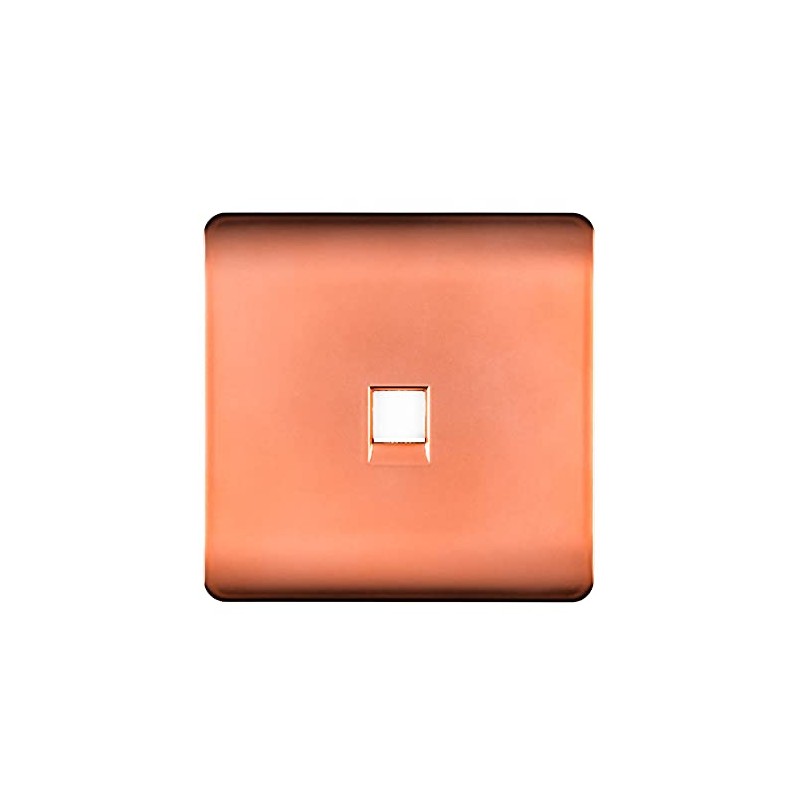Trendi Artistic Modern Telephone Socket in Copper