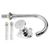 G1/2in Thread Copper Floor Mounted Foot Pedal Basin Faucet Sink
