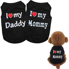 2 Pack Puppy Shirt for Small Dog Boy-Dog Clothes Pet Fashion Casual Breathable Comfortable Apparel Outfits for Dog Cat