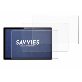 Savvies SU75 Screen Protector for Touch Panels with 17.8 cm (7 inches) [154.8 x 87 mm, 16: 9] – Pack of 2) – Crystal Clear