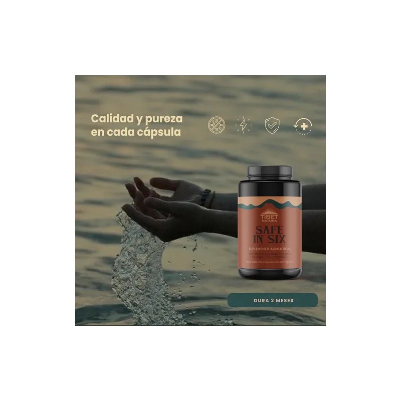 Tibet Natura Safe In Six 100 Cápsulas Vitamina D3 Zinc