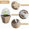 QYINXIU 20 Pcs Biodegradable Nursery Pots, Seeding Starter Pots for