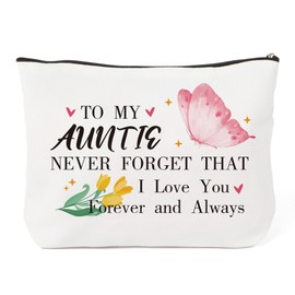 Auntie Gifts, Auntie Christmas Gifts, Auntie Birthday Gifts, Aunty Gift, Auntie Mothers Day Gifts Best Auntie Gifts from Nephew Niece Special Auntie Presents Makeup Bag Valentine Stocking Fillers Xmas