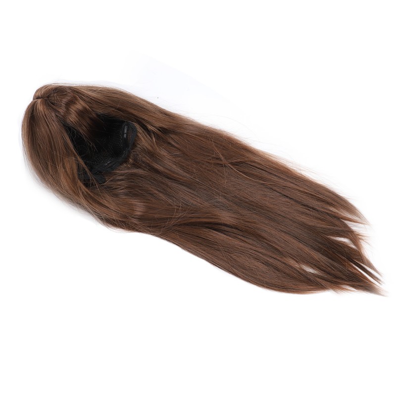 Light Brown Straight Wigs High Temperature Fiber Women Light Brown