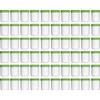 60 Ointment Jar Containers Cream/Ointment Kruke 35ml Capacity, with Green