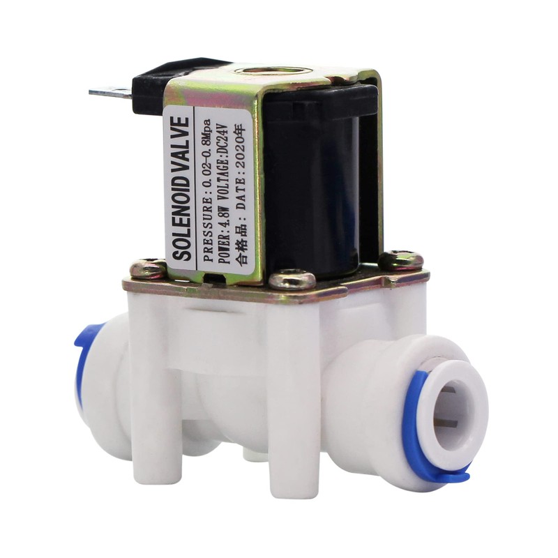 DIGITEN 24V 3/8 Inlet Water Supply Solenoid Valve Quick Connect