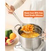 Kitchen Ladle Strainer, Large Slotted Spoon with High Heat Resistant