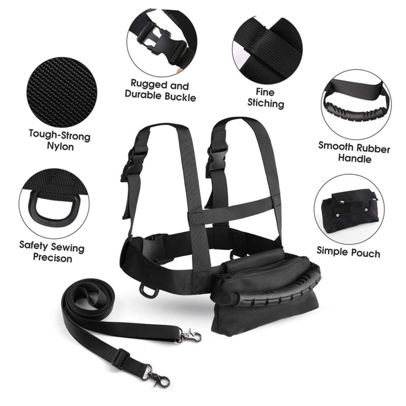 NOLITOY Snowboard Harness Boys and Girls Skiing Belt Anti-Fall Traction