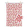Abbott Collection Strawberries Swedish Dishcloth & Kitchen Tea Towel Set