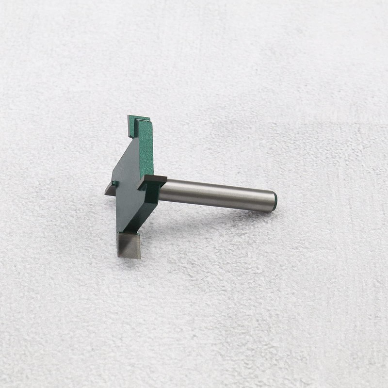 VGOL 4-Wing Spoilboard Surfacing Router Bit 1/4'' Shank T-type Slotting
