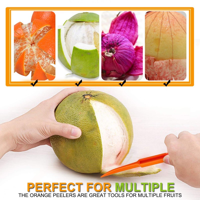 Orange Peeler Tools Citrus Peel Cutter Plastic Fruit Slicer Cutter