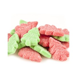 Gummi Sugar Sanded Christmas Trees 1 Lb