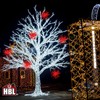 Holiday Bright Lights LED 24" Indoor/Outdoor 3D Radiant Blast -