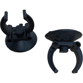 2 Pcs Black Replacement Aquarium Fish Tank Heater Suckers Suction Cups Bracket Clip Aquariums Accessories