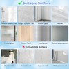 LUXEAR Suction Cup Towel Bar, 24 inches Adjustable Towel Rack