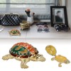 Turtle Trinket Box Turtle Band Jewelry Trinket Box with Painted