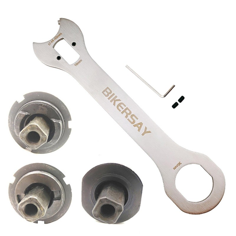 Dickly Universal Bicycle Spanner Cycling Head Axle Hub Steel Open