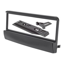 tomzz Audio 2415-000 Radioblende kompatibel mit Ford Escort Focus Fiesta Scorpio Transit Mazda 121 schwarz