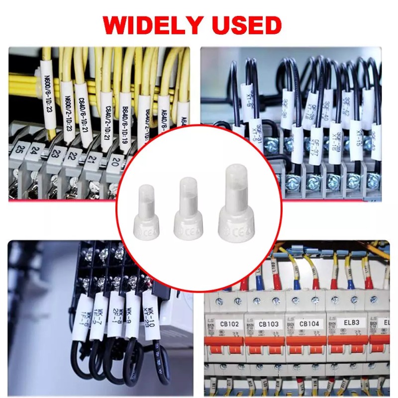 Unbranded 700PCS Closed End Crimp Cap Copper Core Nylon Wire