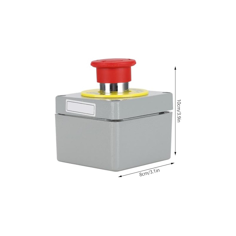 Red Sign Emergency Stop Switch Outdoor Switch Control Box with