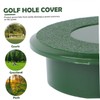 Mipcase 2pcs Golf Cup Cover Durable Green Hole Putting Cup