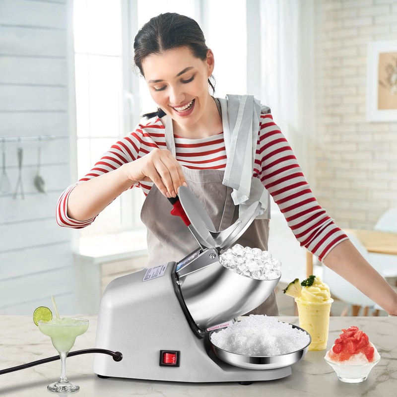 VIVOHOME Electric Ice Crusher Shaver Dual Blades Snow Cone Maker