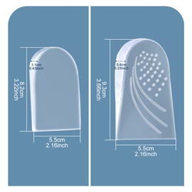Two Pairs Overpronation Insoles,3 Layers Adjustable Heel Wedge Corrective Inserts,Correct Excessive Pronation and Upward Rotation,Women Men Xo Leg Shapeorthotic Insoles (L)