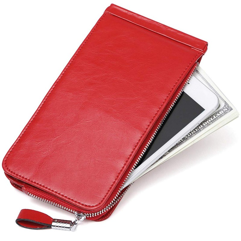 Huztencor Bifold Wallet, 26 Card Storage Capacity, Unisex, Magnetic Card