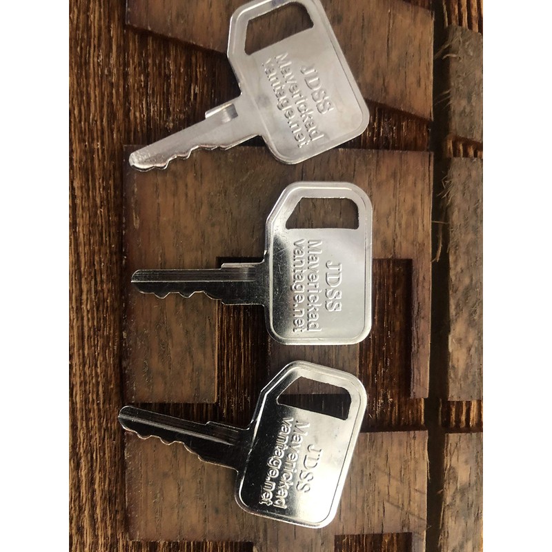 Keys for John Deere Skid Steer,fits Many Models, PN KV13427,T209428,comp