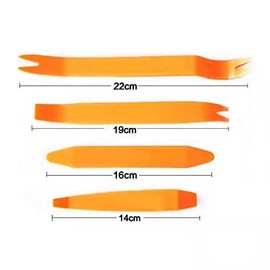 4Pcs Car Trim Removal Pry Tool,Trim Removal Tool Kit for Car Panel Dash Radio Interior AccessoriesTrim Removal Tool Set,Auto Plastic Removal Pry Tools,Car Panel Dash Accessories Removal Tool Kit