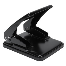 2 Hole Punch, Heavy Duty Paper Punch, 40 Sheets Capacity, Effort Saving, Accurate Punching, Metal Hole Puncher, with Bottom Collection Box, Paper Punch, for Clean Workspace