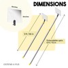 Extend A Vue Inspection Mirror Telescoping Pole, Lightweight & Durable,