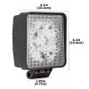 WSAYS LED Rear BACK-UP Light Factory Plug Kit For POLARIS