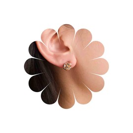 Xduargs Boho Hammered Square Earrings Gold Texture Square Stud Earrings Vintage Geometric Square Earrings Minimalist Irregular Square Statement Earrings Jewelry for Women