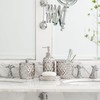 Motifeur Bathroom Accessories Set, 4-Piece Ceramic Bath Accessory Complete Set