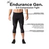 CW-X Men's Endurance Generator Joint and Muscle Support 3/4 Compression