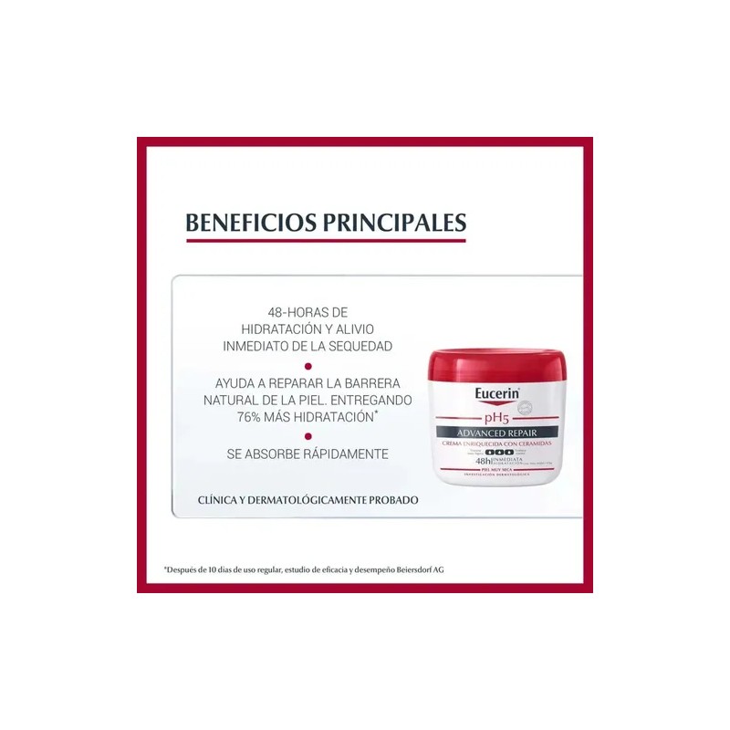 Eucerin Ph5 Advanced Repair Crema Corporal 450ml 2 Piezas
