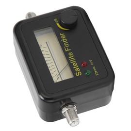 MXGZ Satellite Signal Detector, Compact Satellite Signal Meter with Built-in Buzzer for TV Antenna Lightweight