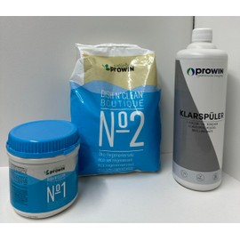 Prowin Dishwasher Set with Powder, Salt and Rinse Aid