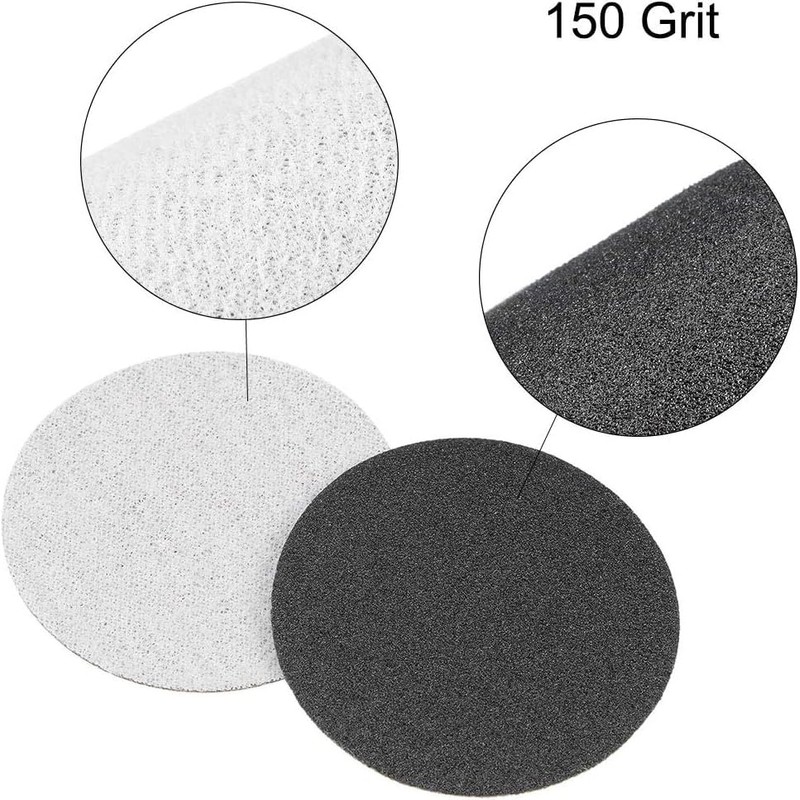 TA-VIGOR 30Pcs 50mm Wet and Dry Sanding Discs, 150 Grit