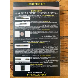 Arches & Halos NEW Tonya Crooks Professional Brow 6 Pc Jetsetter Kit - LIGHT - Arches & Halos