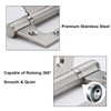 VOLUKA 6 Pack Non-Mortise Door Hinges - Easy to Install,