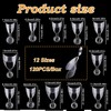 120 PCS Short Almond Nail Tips – Clear Press-On Acrylic