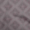 oneOone Cotton Poplin Gray Fabric Leaves Craft Projects Decor Fabric