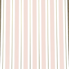 Pink Gold Striped Table Runner - Disposable Paper Table Runner Roll for Parties or Weddings - American Made