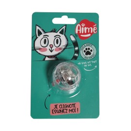 Aime Cat Toy Lighted Ball Interactive and Illuminated Toy for Cats