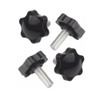 SYDARSYN Wing Screw Plastic Hexagonal Star Head Knurled Screw Grip